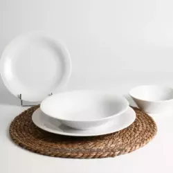 ASSIETTE PLATE 25 CM ONDE