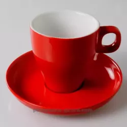 TASSE CAPPUCCINO CLARA ROUGE 23CL DIAMETRE 8.5CM HT 8.5CM /