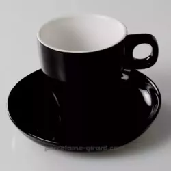 SOUS TASSE CAPPUCCINO CLARA NOIR DIAMETRE 15CM /