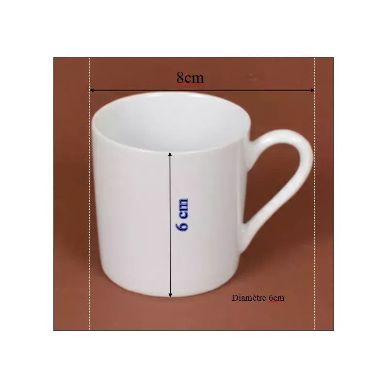 TASSE CAFE EMPIRE 9CL DIAMETRE 5.5CM /