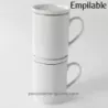 MUG TISANIERE EMPILABLE 30CL DIAMETRE 7.5CM HT 9.8CM /