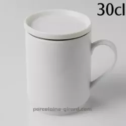 MUG TISANIERE EMPILABLE 30CL DIAMETRE 7.5CM HT 9.8CM /